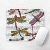 Dragonfly Print 4 Mousepad (Mit Mouse)