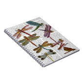 Dragonfly Print 4 Notizblock (Rechte Seite)
