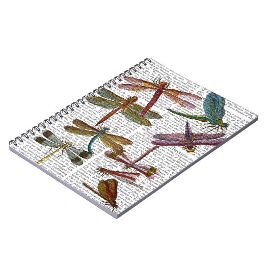 Dragonfly Print 4 Notizblock (Linke Seite)