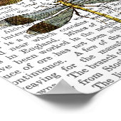 Dragonfly Print 4 Poster (Ecke)