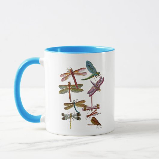 Dragonfly Print 4 Tasse (Links)
