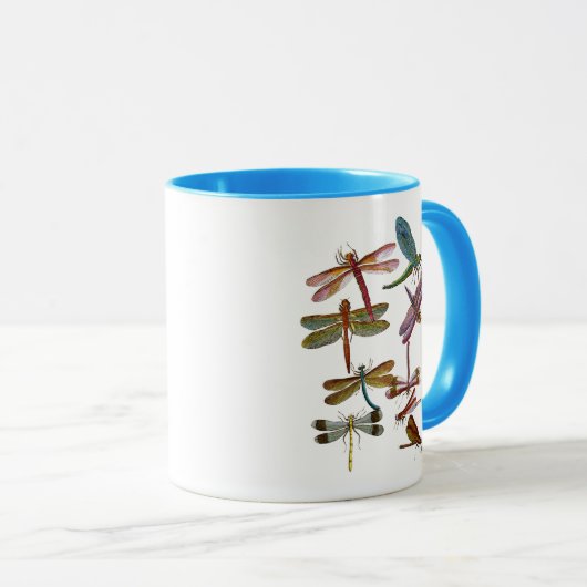 Dragonfly Print 4 Tasse (VorderseiteRechts)