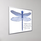 Dragonfly Print mit Foulkatzifferplakat Foliendrucke (Ablage )