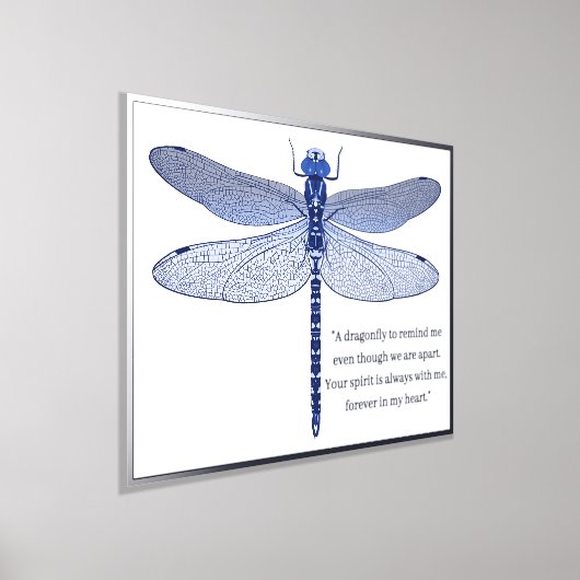 Dragonfly Print mit Foulkatzifferplakat Foliendrucke (Ablage )