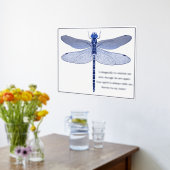 Dragonfly Print mit Foulkatzifferplakat Foliendrucke (Ablage(Küche))