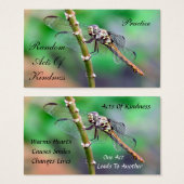Dragonfly Random Acts of Kindness Card (Vorne & Hinten)