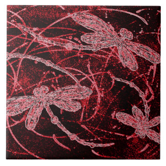 Dragonfly Red Haze Fliese