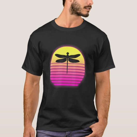 Dragonfly Retro für Frauen spiritueller Glaube Dra T-Shirt (Vorderseite)