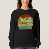 Dragonfly Retro Style Vintage Sweatshirt (Vorderseite)