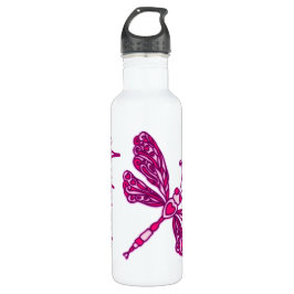 Dragonfly-Rosa-Flasche Trinkflasche