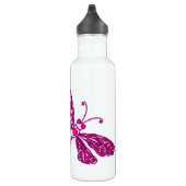 Dragonfly-Rosa-Flasche Trinkflasche (Rechts)