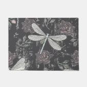 Dragonfly & Rose Doormat Fußmatte (Vorderseite)