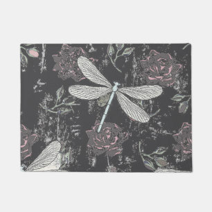 Dragonfly & Rose Doormat Fußmatte