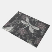 Dragonfly & Rose Doormat Fußmatte (Schrägansicht)