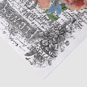 Dragonfly-Rose Seidenpapier (Ausschnitt)