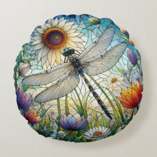 Dragonfly Round Kissen