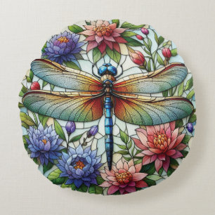 Dragonfly Round Kissen