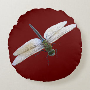 Dragonfly Rundes Kissen