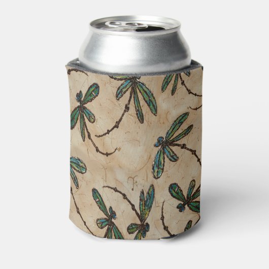 Dragonfly Rustikale Creme Dosenkühler (Kanne Rückseite)