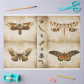Dragonfly-Schmetterling-Mottendecoupage-Tissue Seidenpapier (Basteln)
