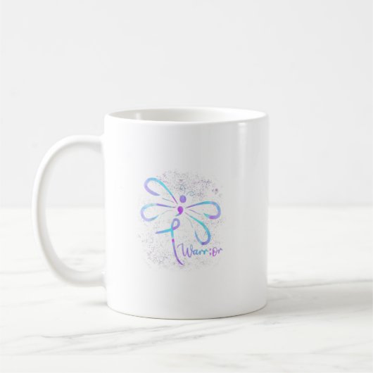 Dragonfly Semicolon Suizidprävention Bewusstsein O Kaffeetasse (Links)