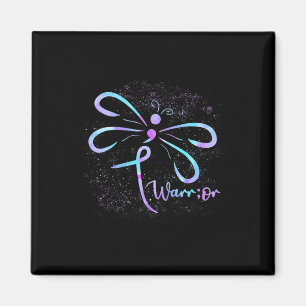 Dragonfly Semicolon Suizidprävention Bewusstsein O Magnet