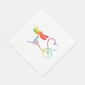 Dragonfly Serviette (Ecke)