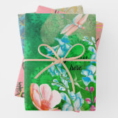 Dragonfly-Set Geschenkpapier Set (Beispiel)