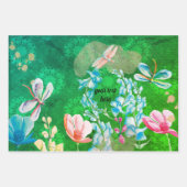 Dragonfly-Set Geschenkpapier Set (Vorderseite)