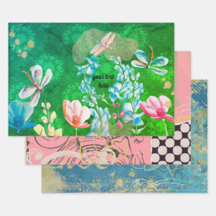 Dragonfly-Set Geschenkpapier Set