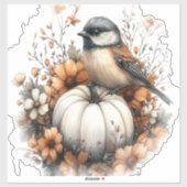 Dragonfly Shirt Country Pumpkin Aufkleber (Blatt)