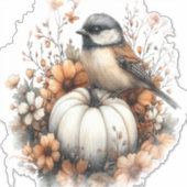 Dragonfly Shirt Country Pumpkin Aufkleber (Vorderseite)
