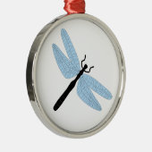Dragonfly Silbernes Ornament (Rechts)