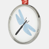 Dragonfly Silbernes Ornament (Links)