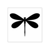 Dragonfly Silhouette Art Gummi Briefmarke Gummistempel (Prägung)