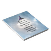 Dragonfly "So Loved" Gedicht Notizblock (angewinkelt)