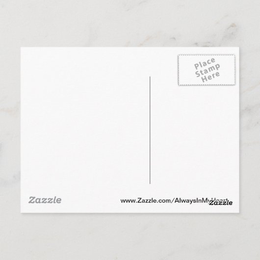 Dragonfly "So Loved" Gedicht Postkarte (Rückseite)