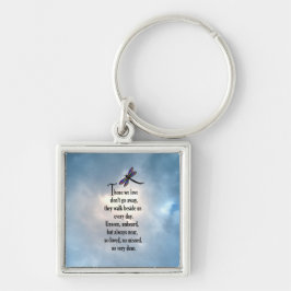 Dragonfly "So Loved" Gedicht Schlüsselanhänger