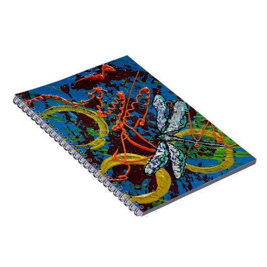 Dragonfly Spiral-Foto-Notebook Notizblock (Rechte Seite)