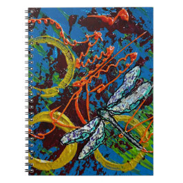 Dragonfly Spiral-Foto-Notebook Notizblock