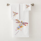 Dragonfly-Spritzer Badhandtuch Set (Insitu)