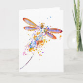 Dragonfly-Spritzer Karte (Vorderseite)