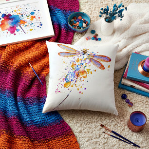 Dragonfly-Spritzer Kissen