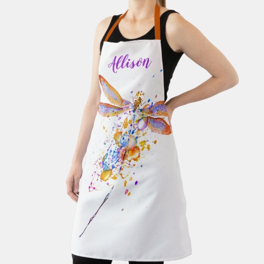 Dragonfly-Spritzer personalisierte Schürze (InSitu)