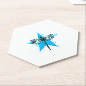 Dragonfly Star Design Insect Love Lover Dragonflie Untersetzer (angewinkelt)