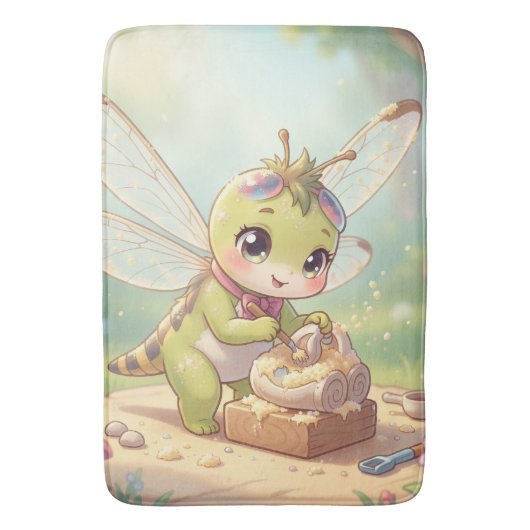 Dragonfly – Star Nectar of the Silent Night Badematte (Vorderseite Vertikal)