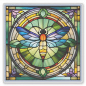 Dragonfly-Sticker Aufkleber (Vorderseite)