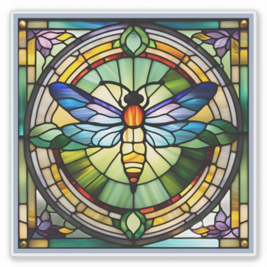 Dragonfly-Sticker Aufkleber (Vorderseite)