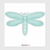 Dragonfly-Sticker Aufkleber (Blatt)
