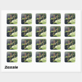 Dragonfly-Sticker Quadratischer Aufkleber (Blatt)